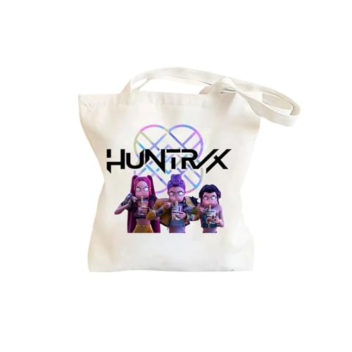 XYYYHTL Kpop Demon Hunters Tasche Huntr/X Saja Boys Umhängetasche Mädchen Y2K Canvas Tote Bag Einkaufstasche Damen Handtasche Unisex Rucksack XYYYHTL Kpop Demon Hunters Tasche Huntr/X Saja Boys Umhängetasche Mädchen Y2K Canvas Tote Bag Einkaufstasche Damen Handtasche Unisex Rucksack von XYYYHTL