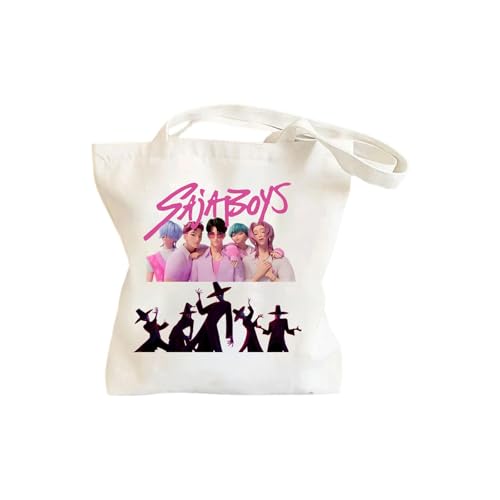 XYYYHTL Kpop Demon Hunters Tasche Huntr/X Saja Boys Umhängetasche Mädchen Y2K Canvas Tote Bag Einkaufstasche Damen Handtasche Unisex Rucksack XYYYHTL Kpop Demon Hunters Tasche Huntr/X Saja Boys Umhängetasche Mädchen Y2K Canvas Tote Bag Einkaufstasche Damen Handtasche Unisex Rucksack von XYYYHTL