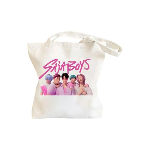 XYYYHTL Kpop Demon Hunters Tasche Huntr/X Saja Boys Umhängetasche Mädchen Y2K Canvas Tote Bag Einkaufstasche Damen Handtasche Unisex Rucksack XYYYHTL Kpop Demon Hunters Tasche Huntr/X Saja Boys Umhängetasche Mädchen Y2K Canvas Tote Bag Einkaufstasche Damen Handtasche Unisex Rucksack von XYYYHTL