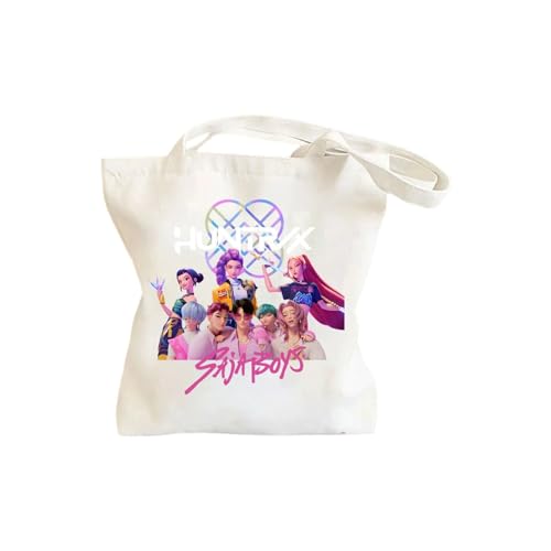 XYYYHTL Kpop Demon Hunters Tasche Huntr/X Saja Boys Umhängetasche Mädchen Y2K Canvas Tote Bag Einkaufstasche Damen Handtasche Unisex Rucksack XYYYHTL Kpop Demon Hunters Tasche Huntr/X Saja Boys Umhängetasche Mädchen Y2K Canvas Tote Bag Einkaufstasche Damen Handtasche Unisex Rucksack von XYYYHTL