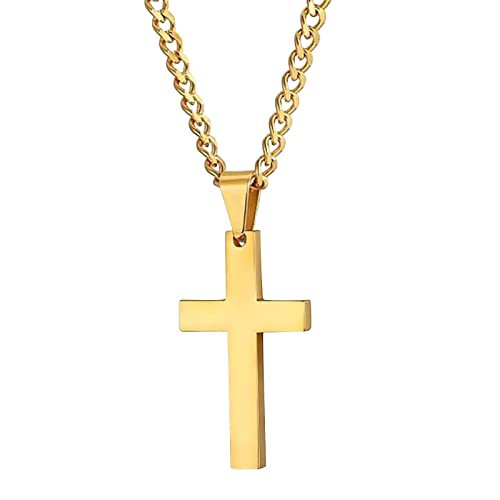 XYYYHTL Kreuz Halskette Unisex Kreuz Anhänger Y2K Halskette mit Kette wasserdicht Schmuck für den Alltag Tragen vielseitige Geschenke für Männer Teen Frauen von XYYYHTL