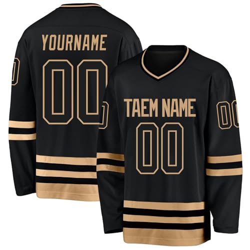 XYYYHTL Personalisiertes Eishockey Trikot Herren Damen Gestalten Sie Ihr Hockey Trikots mit Ihrem Namen/Team/Nummer von XYYYHTL