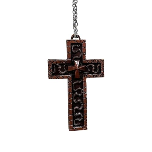 XYYYHTL Thanos Halskette Spiel Kreuzförmige Halskette mit Geheimfach, antikes Kreuz Charakter zehn geformte Anhänger-Halsketten 3D-Design Charm-Hals handgefertigter Schmuck Mode-Accessoire von XYYYHTL
