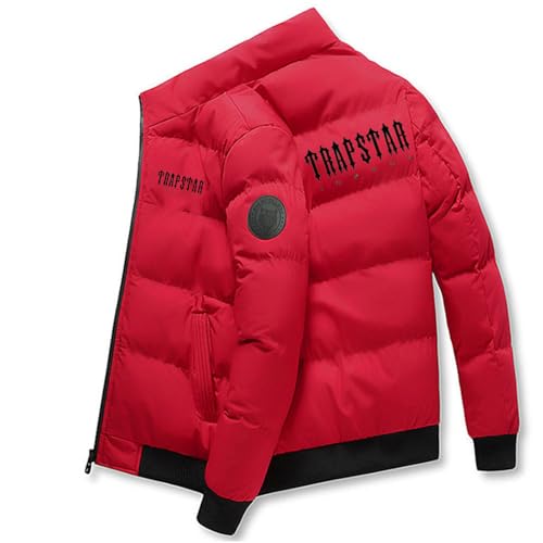 XYYYHTL Trapstar Jacket Winter Jacke Trapstar Puffer Jacket Winter Herren Jacke Trapstar Zipper Warme Jacke Damen Trapstar Shooters Fahrrad Jacke Für Herren Trapstar Windbreaker Herren B14 von XYYYHTL