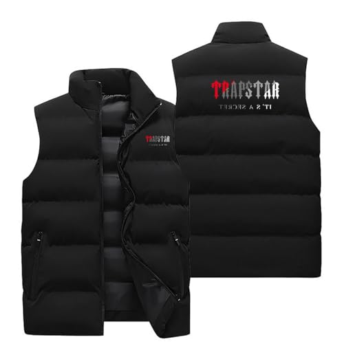 XYYYHTL Trapstar Weste Weste Herren Outdoor Wasserdichte Softshell Ärmellose Trap Star Jacke Bodywarmer Weste Full Zipp Softshellweste Trapstar Herren Weste Steppweste Weste Trapstar JackeA101 von XYYYHTL