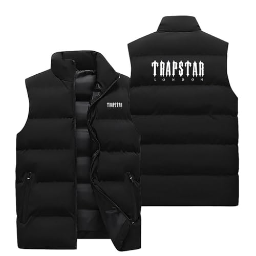 XYYYHTL Trapstar Weste Weste Herren Outdoor Wasserdichte Softshell Ärmellose Trap Star Jacke Bodywarmer Weste Full Zipp Softshellweste Trapstar Herren Weste Steppweste Weste Trapstar JackeA192 von XYYYHTL