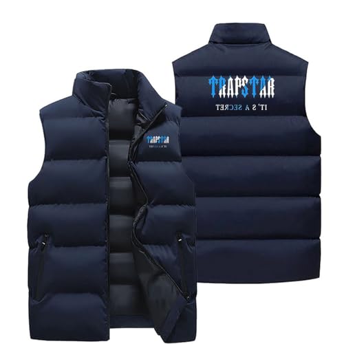 XYYYHTL Trapstar Weste Weste Herren Outdoor Wasserdichte Softshell Ärmellose Trap Star Jacke Bodywarmer Weste Full Zipp Softshellweste Trapstar Herren Weste Steppweste Weste Trapstar JackeA76 von XYYYHTL