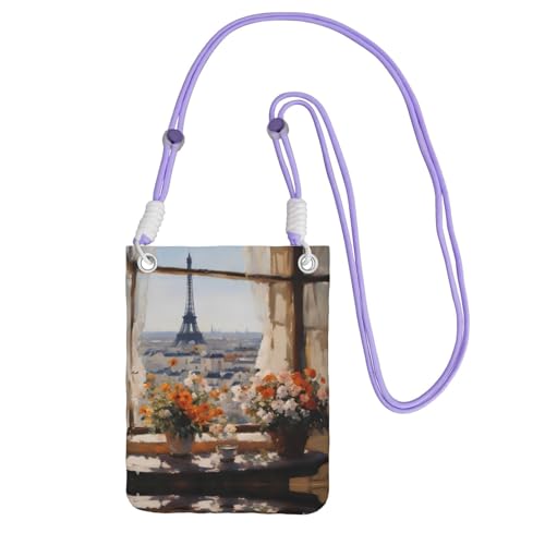 XZDAL Beautiful Pylons in the Distance Crossbody Handytasche Schwarz für Damen, modisch und verstellbar, leicht für den täglichen Gebrauch, violett, Einheitsgröße XZDAL Beautiful Pylons in the Distance Crossbody Handytasche Schwarz für Damen, modisch und verstellbar, leicht für den täglichen Gebrauch, violett, Einheitsgröße von XZDAL