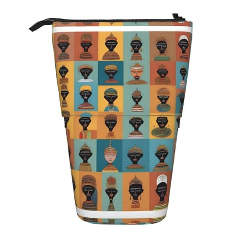 XZDAL Cultural Icons Federmäppchen mit erweiterbarem Design, tragbare und leichte Aufbewahrung für Schreibwaren, kleine Gegenstände von XZDAL