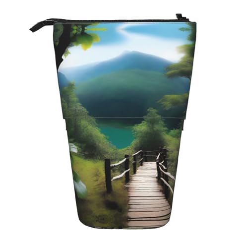 XZDAL Ein Nature Adventure Federmäppchen mit erweiterbarem Design, tragbare und leichte Aufbewahrung für Schreibwaren, kleine Gegenstände von XZDAL