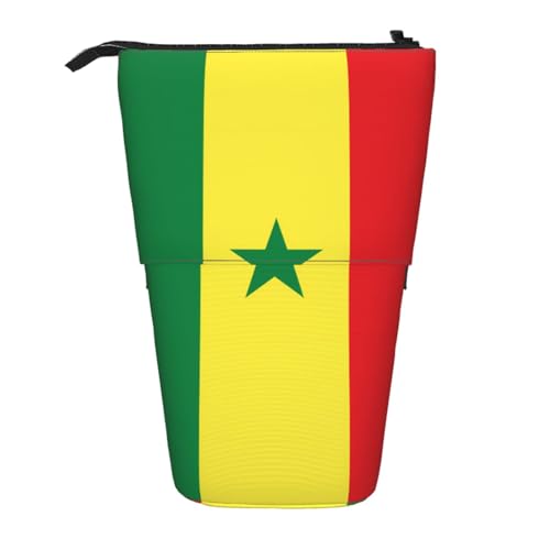 XZDAL Federmäppchen Flagge Senegal mit erweiterbarem Design, tragbare und leichte Aufbewahrung für Schreibwaren, kleine Gegenstände von XZDAL
