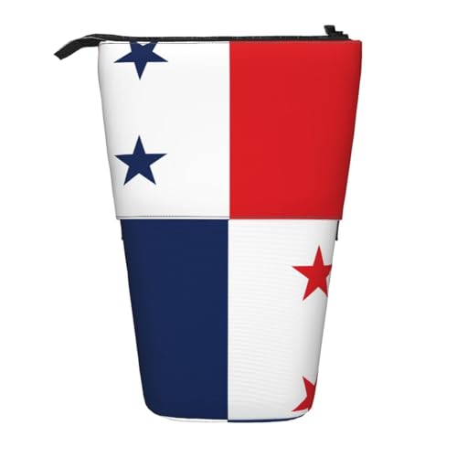 XZDAL Federmäppchen Flagge von Panama mit erweiterbarem Design, tragbare und leichte Aufbewahrung für Schreibwaren, kleine Gegenstände von XZDAL