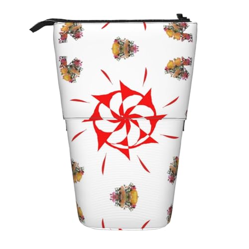 XZDAL Federmäppchen mit 8-Wege-Rotation, erweiterbares Design, tragbare und leichte Aufbewahrung für Schreibwaren, kleine Gegenstände von XZDAL