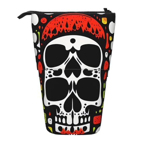 XZDAL Federmäppchen mit zwei Köpfen, erweiterbares Design, tragbare und leichte Aufbewahrung für Schreibwaren, kleine Gegenstände von XZDAL