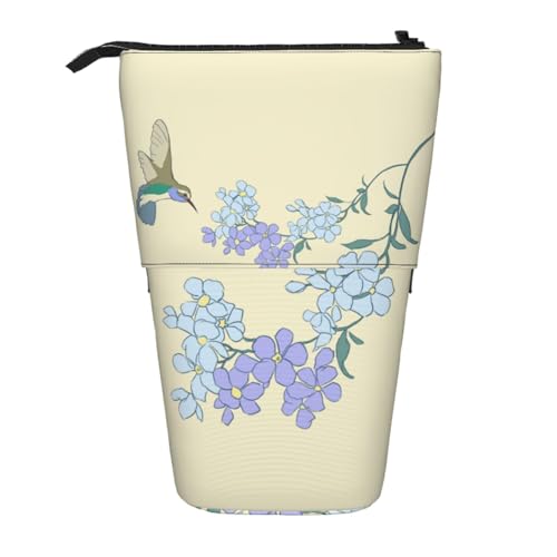 XZDAL Fresh Orchids Federmäppchen mit erweiterbarem Design, tragbare und leichte Aufbewahrung für Schreibwaren, kleine Gegenstände von XZDAL