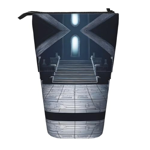 XZDAL GhostlyGathering Federmäppchen mit erweiterbarem Design, tragbare und leichte Aufbewahrung für Schreibwaren, kleine Gegenstände von XZDAL