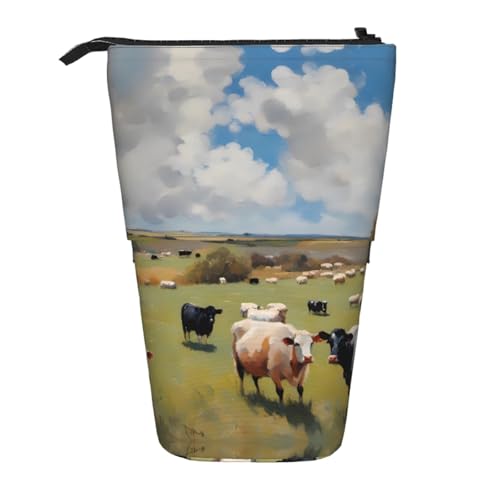 XZDAL Huge Farm Federmäppchen mit erweiterbarem Design, tragbare und leichte Aufbewahrung für Schreibwaren, kleine Gegenstände von XZDAL