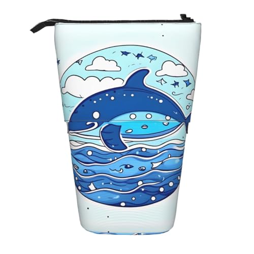 XZDAL Kleines Federmäppchen mit erweiterbarem Design, tragbare und leichte Aufbewahrung für Schreibwaren, kleine Gegenstände von XZDAL