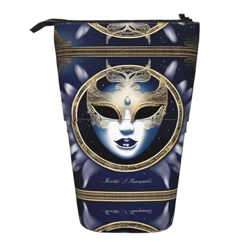 XZDAL MoonlitMasquerade Federmäppchen mit erweiterbarem Design, tragbare und leichte Aufbewahrung für Schreibwaren, kleine Gegenstände von XZDAL