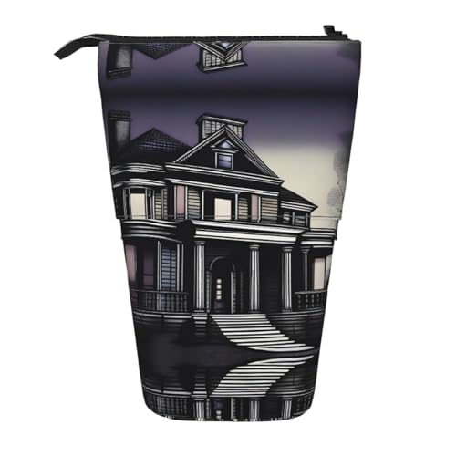 XZDAL MorbidMansion Federmäppchen mit erweiterbarem Design, tragbare und leichte Aufbewahrung für Schreibwaren, kleine Gegenstände von XZDAL