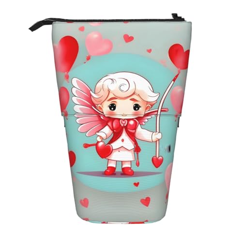 XZDAL Niedliches Federmäppchen mit erweiterbarem Design, tragbare und leichte Aufbewahrung für Schreibwaren, kleine Gegenstände von XZDAL