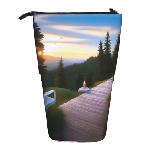 XZDAL Outdoor Escape Federmäppchen mit erweiterbarem Design, tragbare und leichte Aufbewahrung für Schreibwaren, kleine Gegenstände von XZDAL