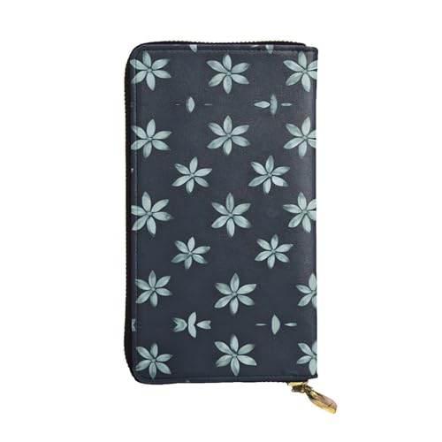 XZDAL Schöne Camellia modische Leder-Clutch-Geldbörse mit Kartenfächern, Geldfach und Münzfach mit Reißverschluss von XZDAL