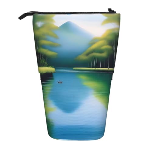 XZDAL Serene Waters Federmäppchen mit erweiterbarem Design, tragbare und leichte Aufbewahrung für Schreibwaren, kleine Gegenstände von XZDAL