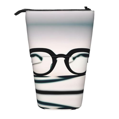 XZDAL Shadowy Spectacles Federmäppchen mit erweiterbarem Design, tragbare und leichte Aufbewahrung für Schreibwaren, kleine Gegenstände von XZDAL