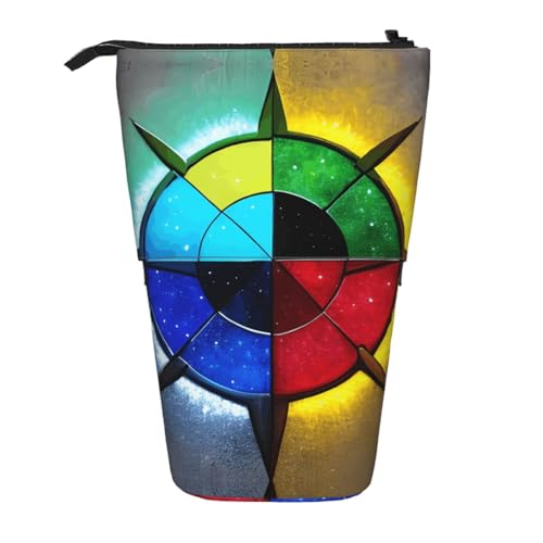 XZDAL Shine in All Directions Federmäppchen mit erweiterbarem Design, tragbare und leichte Aufbewahrung für Schreibwaren, kleine Gegenstände von XZDAL