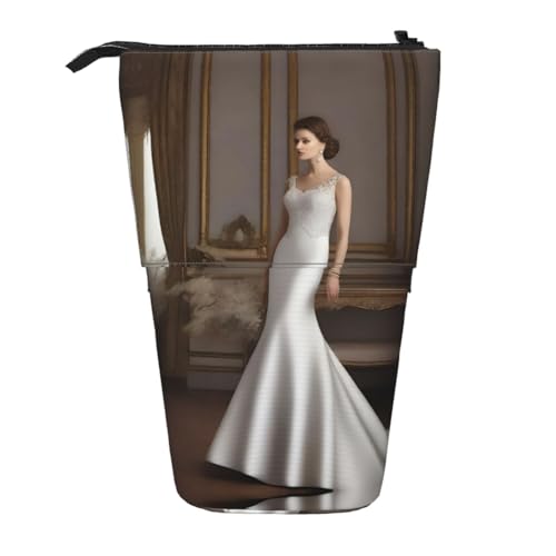 XZDAL Stilvolle Eleganz Federmäppchen mit erweiterbarem Design, tragbare und leichte Aufbewahrung für Schreibwaren, kleine Gegenstände von XZDAL