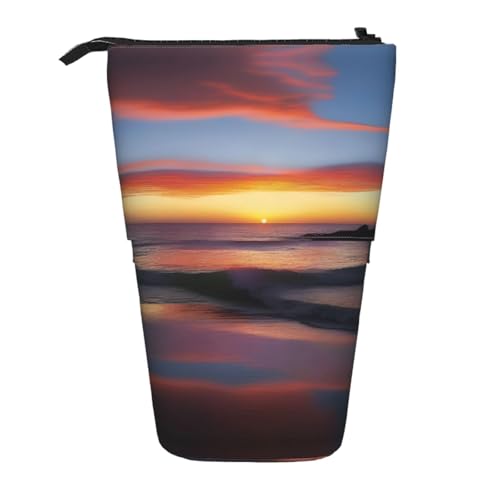 XZDAL Sunrise Bliss Federmäppchen mit erweiterbarem Design, tragbare und leichte Aufbewahrung für Schreibwaren, kleine Gegenstände von XZDAL