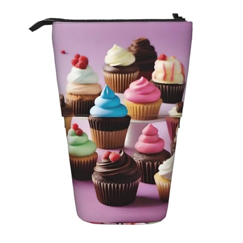XZDAL Sweet Treats Federmäppchen mit erweiterbarem Design, tragbare und leichte Aufbewahrung für Schreibwaren, kleine Gegenstände von XZDAL