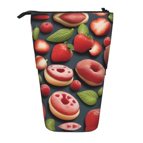 XZDAL Tasty Wonders Federmäppchen mit erweiterbarem Design, tragbare und leichte Aufbewahrung für Schreibwaren, kleine Gegenstände von XZDAL