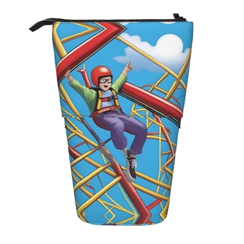 XZDAL Thrill Seeker Federmäppchen mit erweiterbarem Design, tragbare und leichte Aufbewahrung für Schreibwaren, kleine Gegenstände von XZDAL