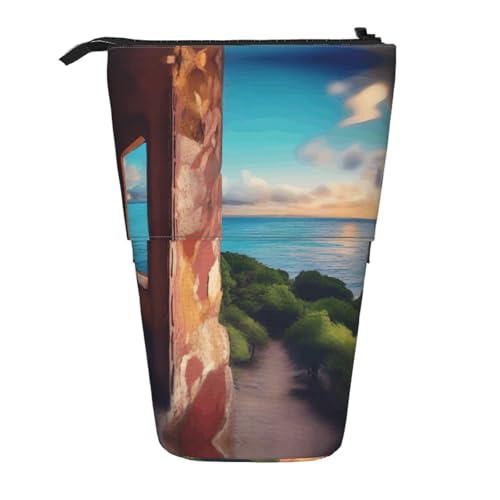 XZDAL Travel Dreams Federmäppchen mit erweiterbarem Design, tragbare und leichte Aufbewahrung für Schreibwaren, kleine Gegenstände von XZDAL