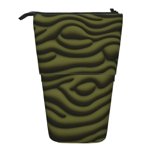 XZDAL Universelles Camouflage-Federmäppchen mit erweiterbarem Design, tragbare und leichte Aufbewahrung für Schreibwaren, kleine Gegenstände von XZDAL