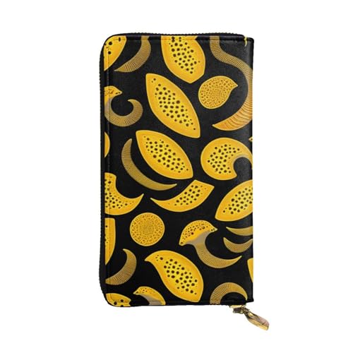 XZDAL Unknown Creatures Modische Leder-Clutch-Geldbörse mit Kartenfächern, Geldfach und Münzfach mit Reißverschluss von XZDAL