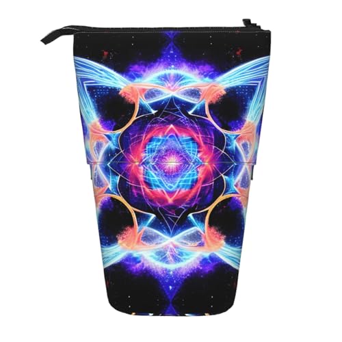 XZDAL Vierdimensionales Federmäppchen mit erweiterbarem Design, tragbare und leichte Aufbewahrung für Schreibwaren, kleine Gegenstände von XZDAL