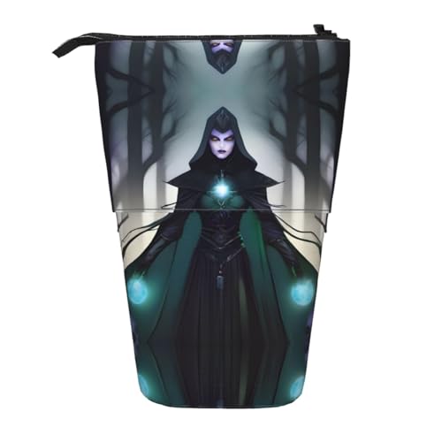 XZDAL WraithsAndWitches Federmäppchen mit erweiterbarem Design, tragbare und leichte Aufbewahrung für Schreibwaren, kleine Gegenstände von XZDAL