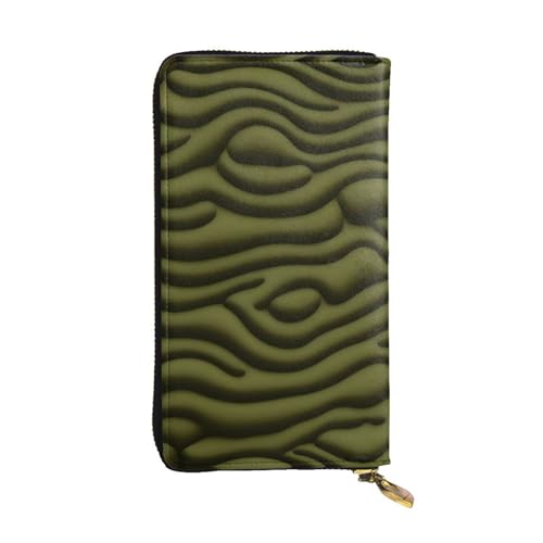 XZDCAL Universal Camouflage Mode Leder Lange Clutch Geldbörse für Mädchen und Frauen mit mehreren Fächern Schwarz One Size, Schwarz , Einheitsgröße von XZDCAL