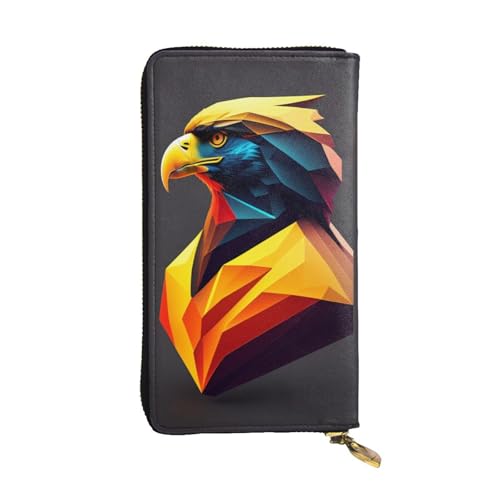 XZDCAL vector Modische Leder Lange Clutch Geldbörse für Mädchen und Frauen mit mehreren Fächern Schwarz One Size, Schwarz , Einheitsgröße von XZDCAL