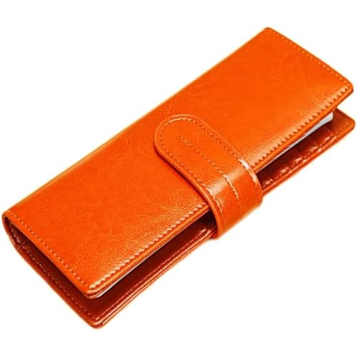 XZDEAIR Geldbörse Langstil Wallet Leder -Geldbörsen für Männer Frauen Unisex Kartenhalter reichlich große Kapazitätskarte Slot Design Coin -Geldbörse Clutch-Geldbörse von XZDEAIR