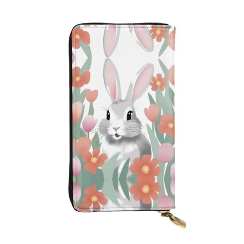 XZDLYY Bunny Joy Lange Clutch-Geldbörse für modische Frauen – leicht, langlebig, personalisiert und stilvoll von XZDLYY