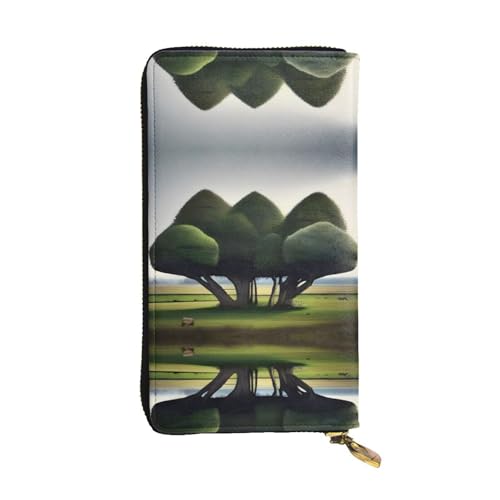 XZDLYY EerieEchoes Lange Clutch-Geldbörse für modische Frauen – leicht, langlebig, personalisiert und stilvoll von XZDLYY