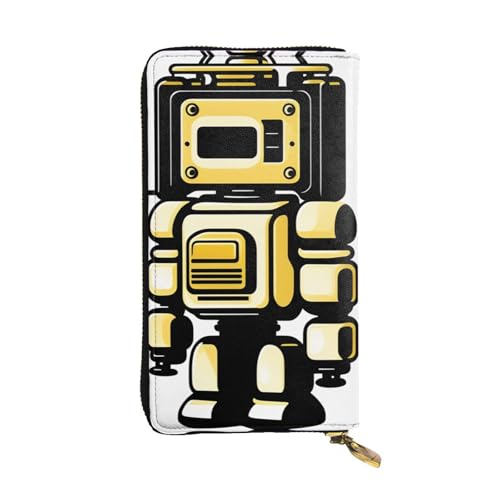 XZDLYY Retro-Roboter-Geldbörse, lang, für modische Frauen, leicht, langlebig, personalisierbar und stilvoll von XZDLYY