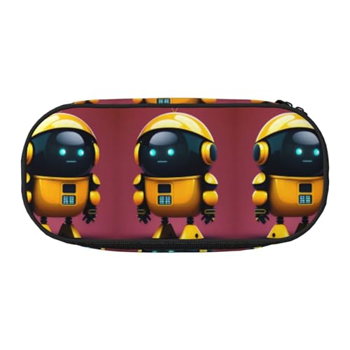 XZDLYY Tragbare, leichte intelligente Roboter-Bleistifttasche, Kosmetik-Aufbewahrungstasche für Schreibwaren und kleine Gegenstände von XZDLYY