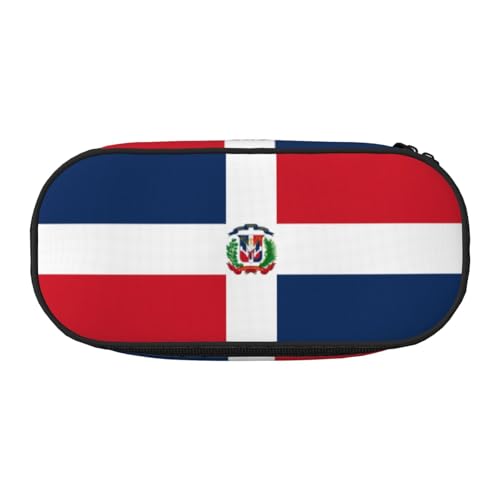 XZDLYY Tragbares, leichtes Federmäppchen in der Dominikanischen Republik, Kosmetik-Aufbewahrungstasche für Schreibwaren und kleine Gegenstände von XZDLYY