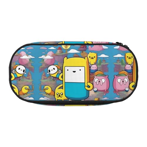 XZDLYY Tragbares, leichtes Federmäppchen mit Abenteuerplan, Kosmetik-Aufbewahrungstasche für Schreibwaren und kleine Gegenstände von XZDLYY