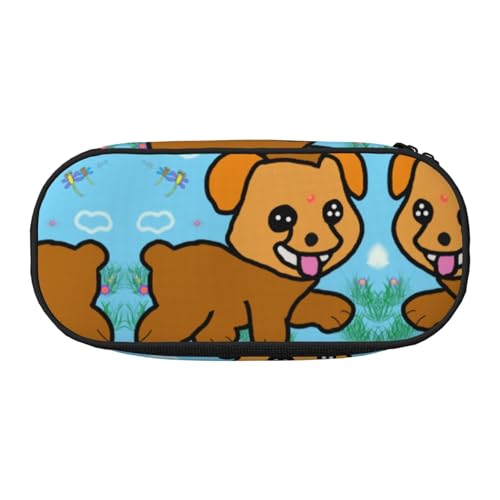 XZDLYY Tragbares, leichtes Federmäppchen mit Cartoon-Motiv, Kosmetiktasche für Schreibwaren und kleine Gegenstände von XZDLYY